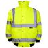 Junior High Vis Yellow Bomber Jacket: JY3J