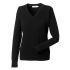 710F - Russell Ladies V-neck Knitted Pullover