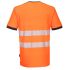 PW310 - PW3 Hi-Vis V-Neck Mesh Insert T-Shirt S/S