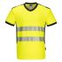 PW310 - PW3 Hi-Vis V-Neck Mesh Insert T-Shirt S/S