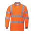 S277 - Hi-Vis Long Sleeved Polo Shirt