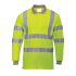 S277 - Hi-Vis Long Sleeved Polo Shirt