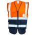 SHV-2534/8 - High Vis Contrast Two Tone Executive Vest