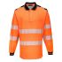 T184 - Hi Vis Polo Shirt Long Sleeve
