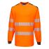 T185 - Hi Vis Teeshirt Long Sleeve