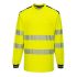 T185 - Hi Vis Teeshirt Long Sleeve