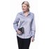 UC703 - Uneek Ladies Pinpoint Oxford Full Sleeve Shirt