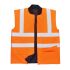 S469 - High Vis Lined Bodywarmer Reversible