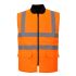 S469 - High Vis Lined Bodywarmer Reversible