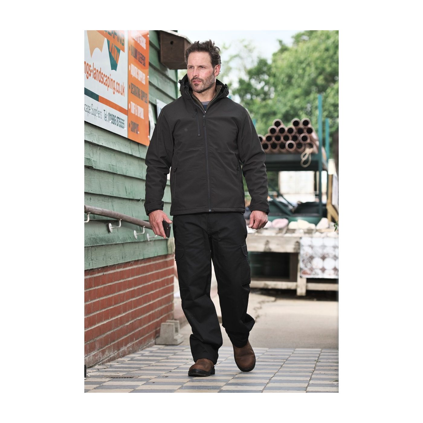 234 - Castle Fort Holkham Hooded Softshell Jacket