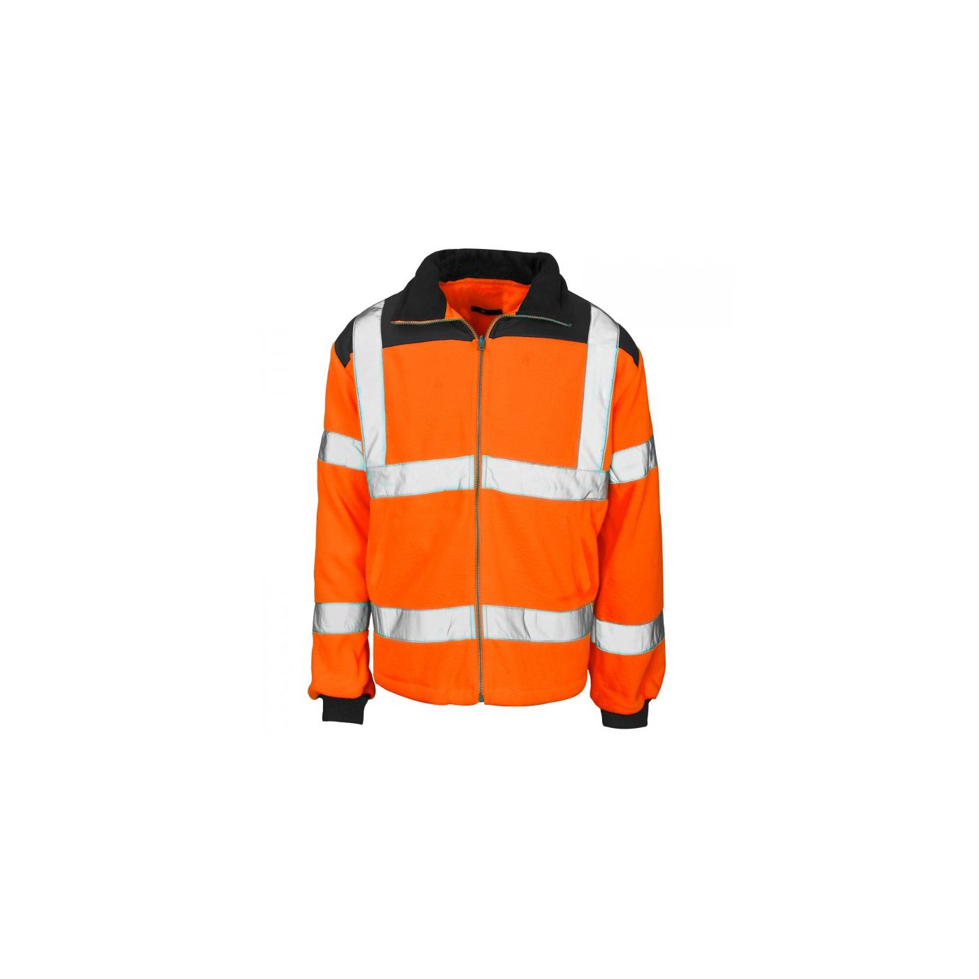 3788 - Supertouch Hi Vis Orange Rain Patch Fleece Jacket