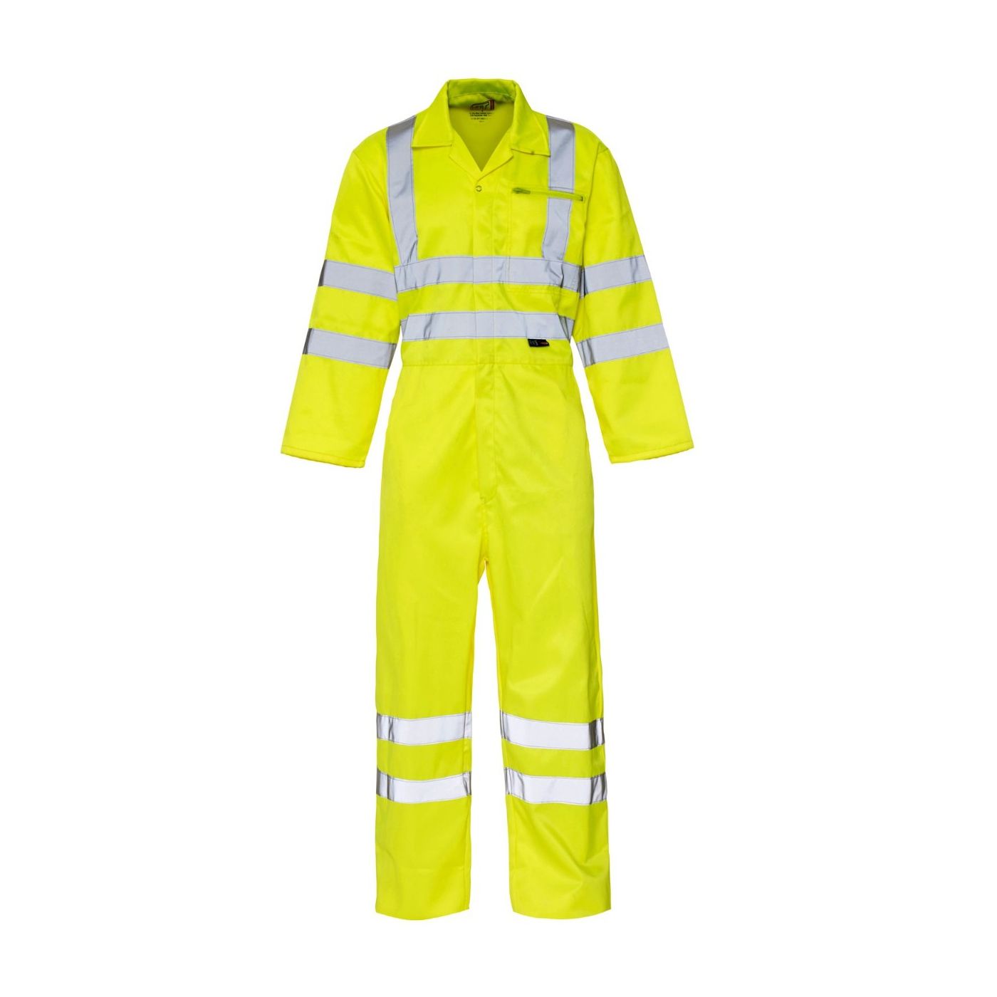 3844 - Supertouch Hi Vis Yellow Coverall