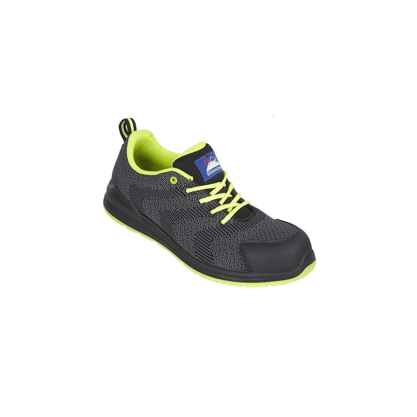 4341 - Himalayan Black FlyKnit Mesh Safety Trainer with Metal Free Toecap and Midsole