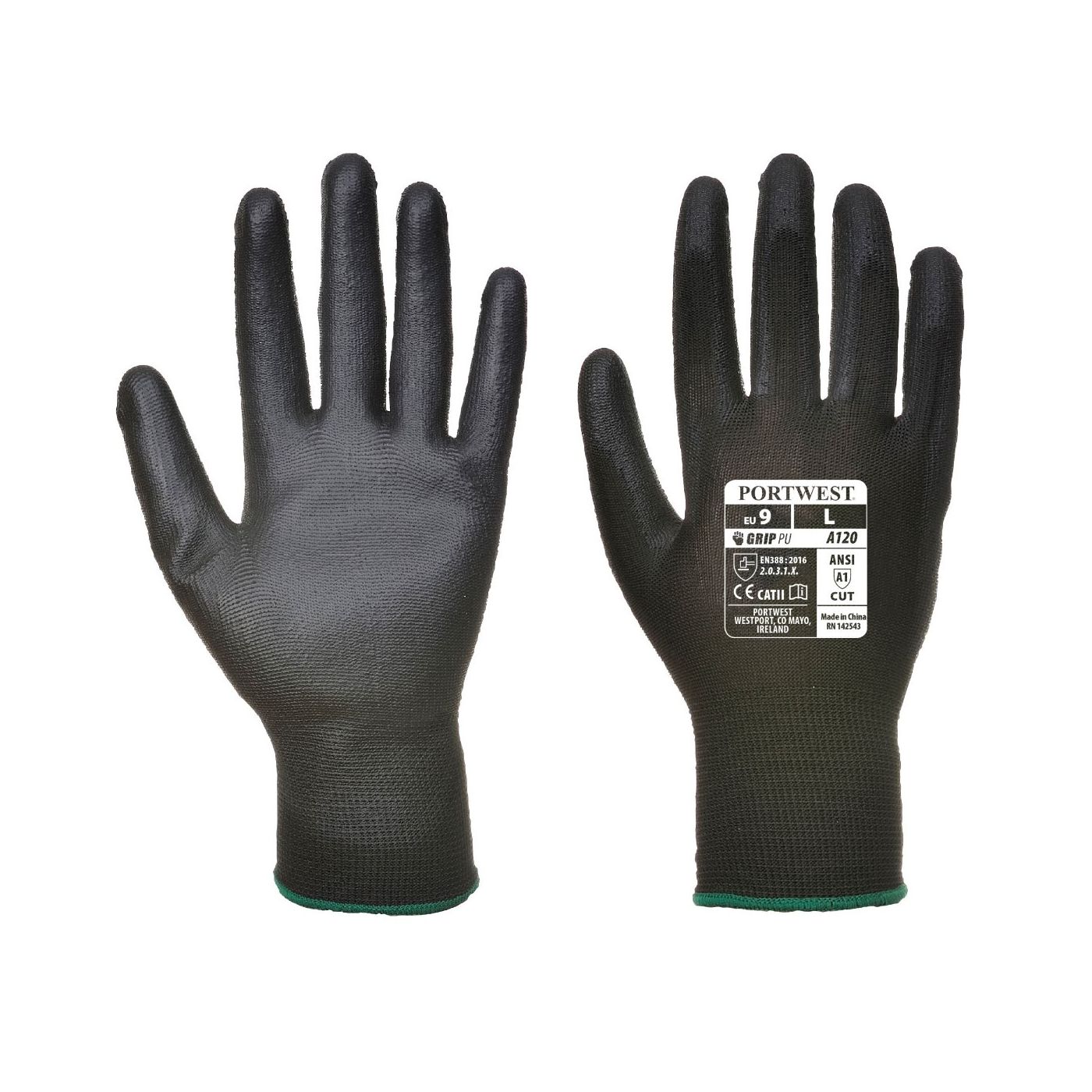 A120 - PU Palm Coated Glove (12 prs)