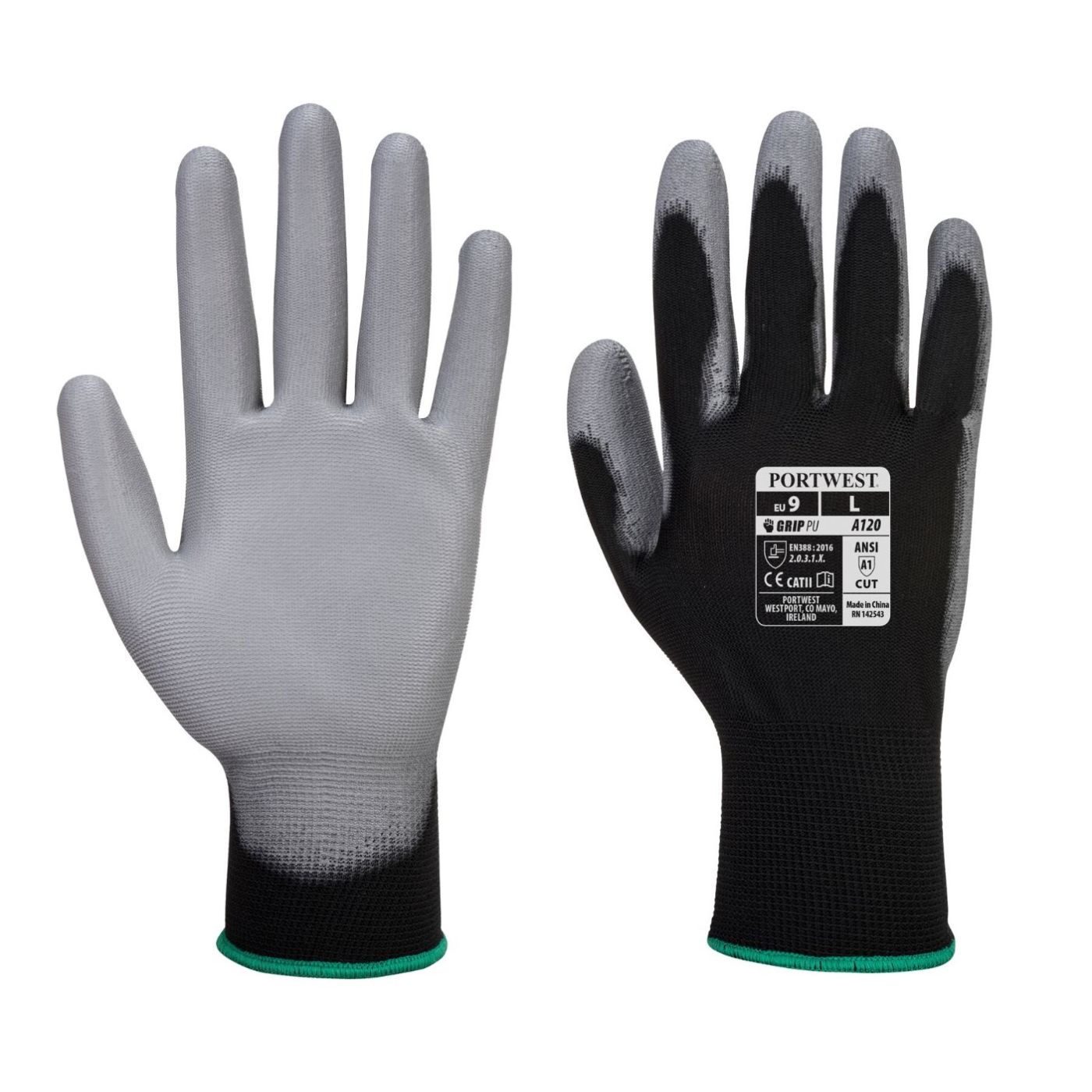 A120 - PU Palm Coated Glove (12 prs)