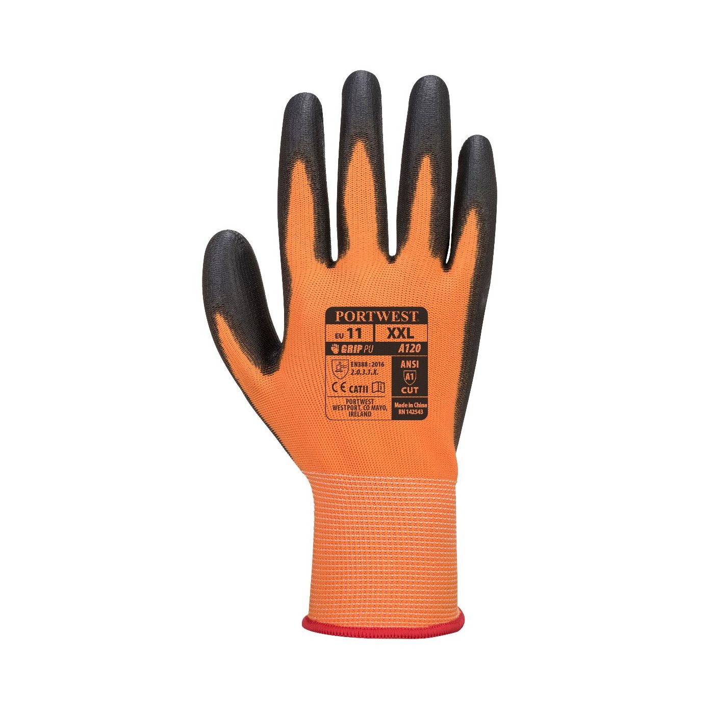 A120 - PU Palm Coated Glove (12 prs)
