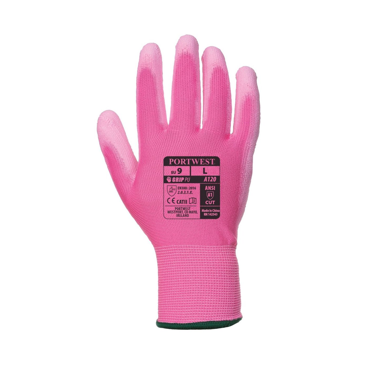 A120 - PU Palm Coated Glove (12 prs)