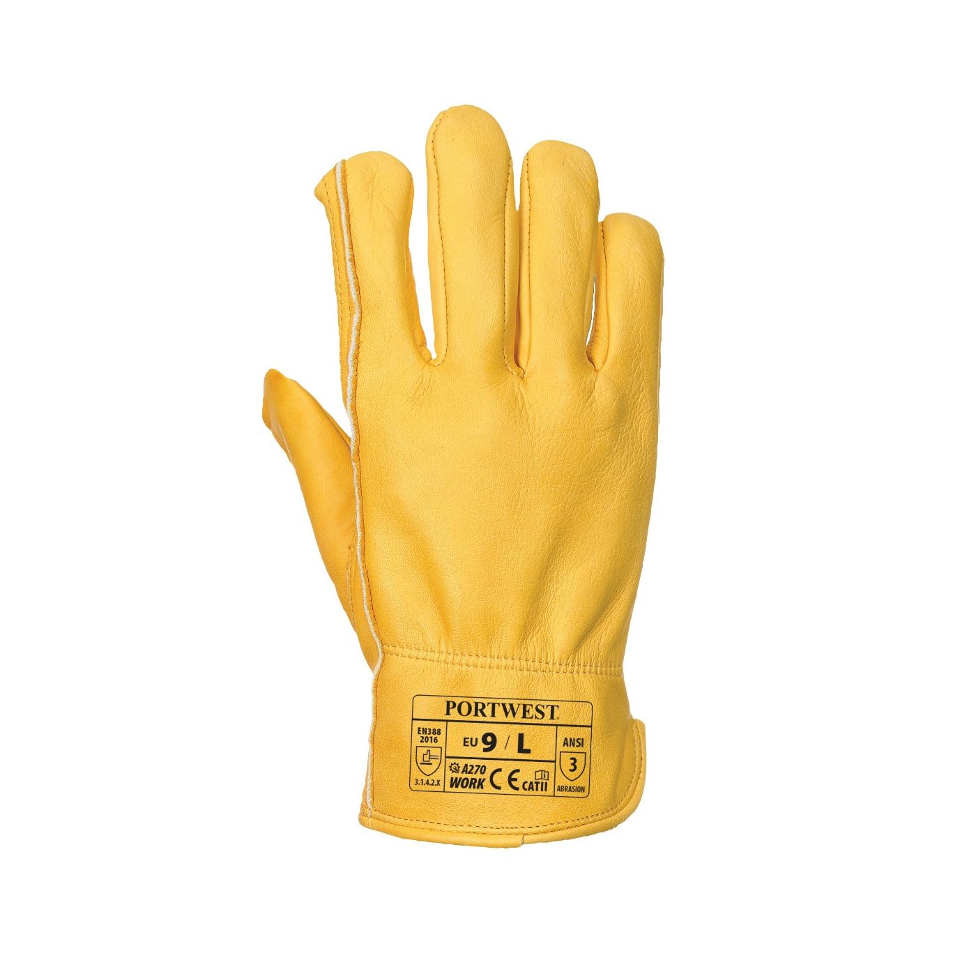 A271 - Drivers Lined Hide Leather Glove