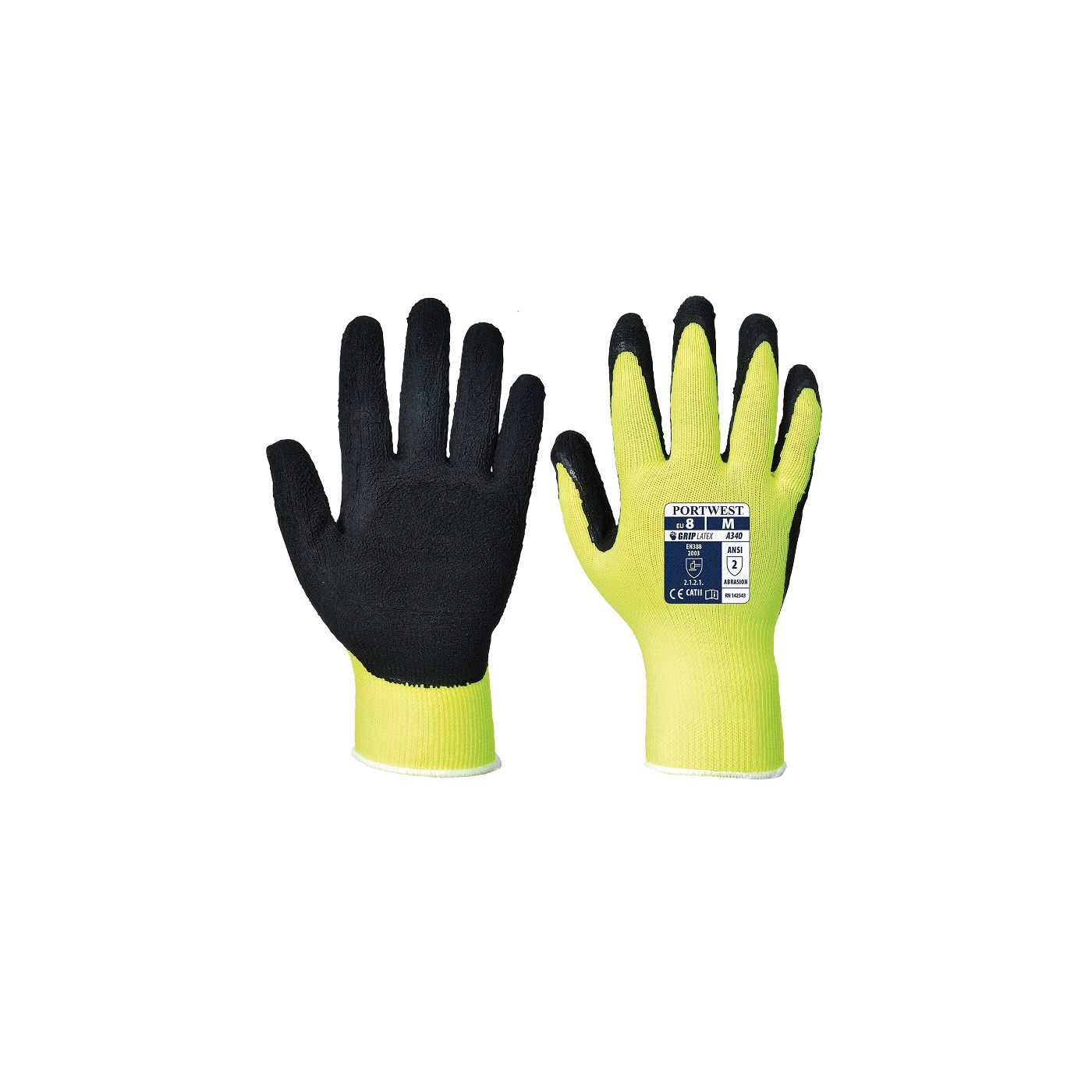A340 - Hi Vis Grip Glove