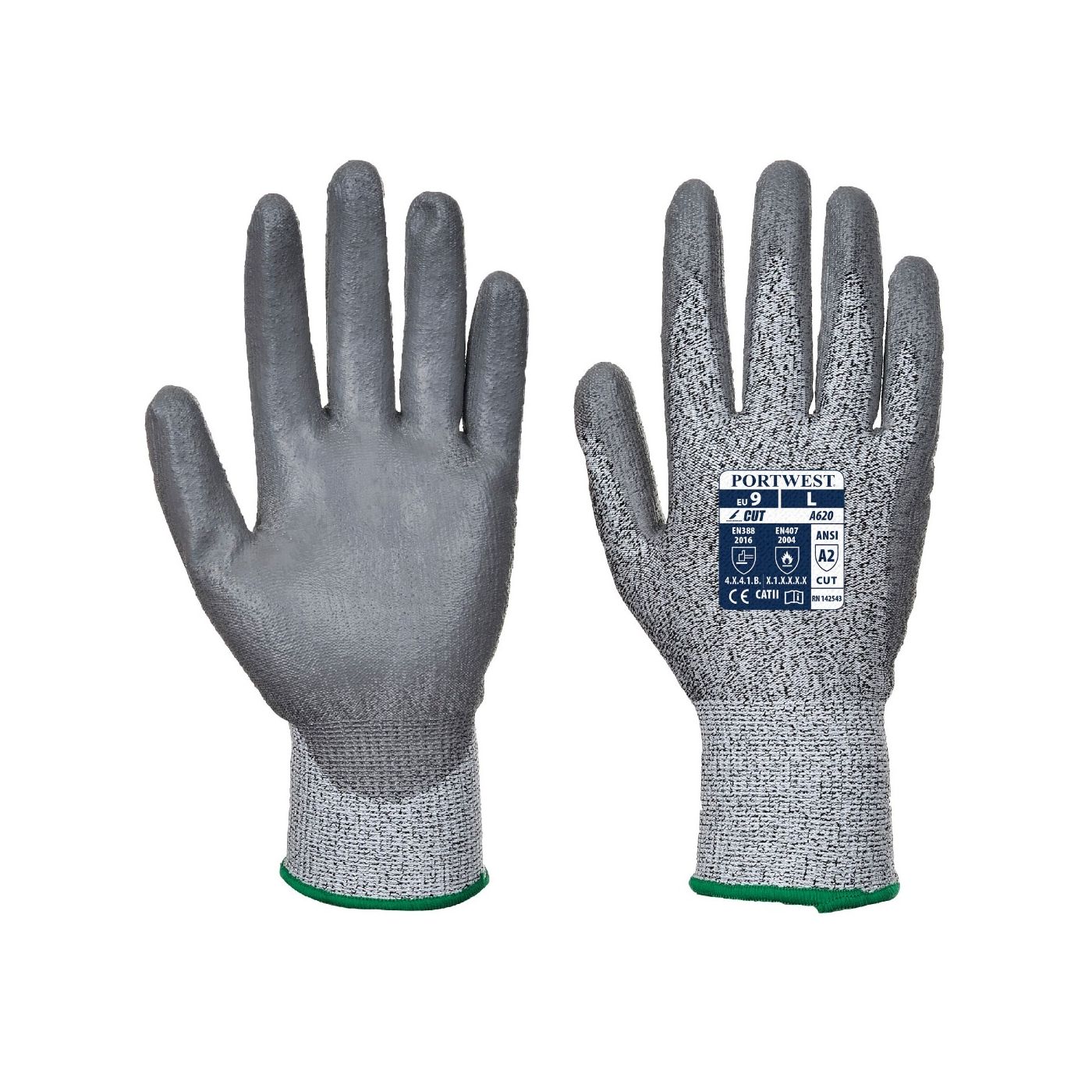 A620 - Cut B PU Palm Glove