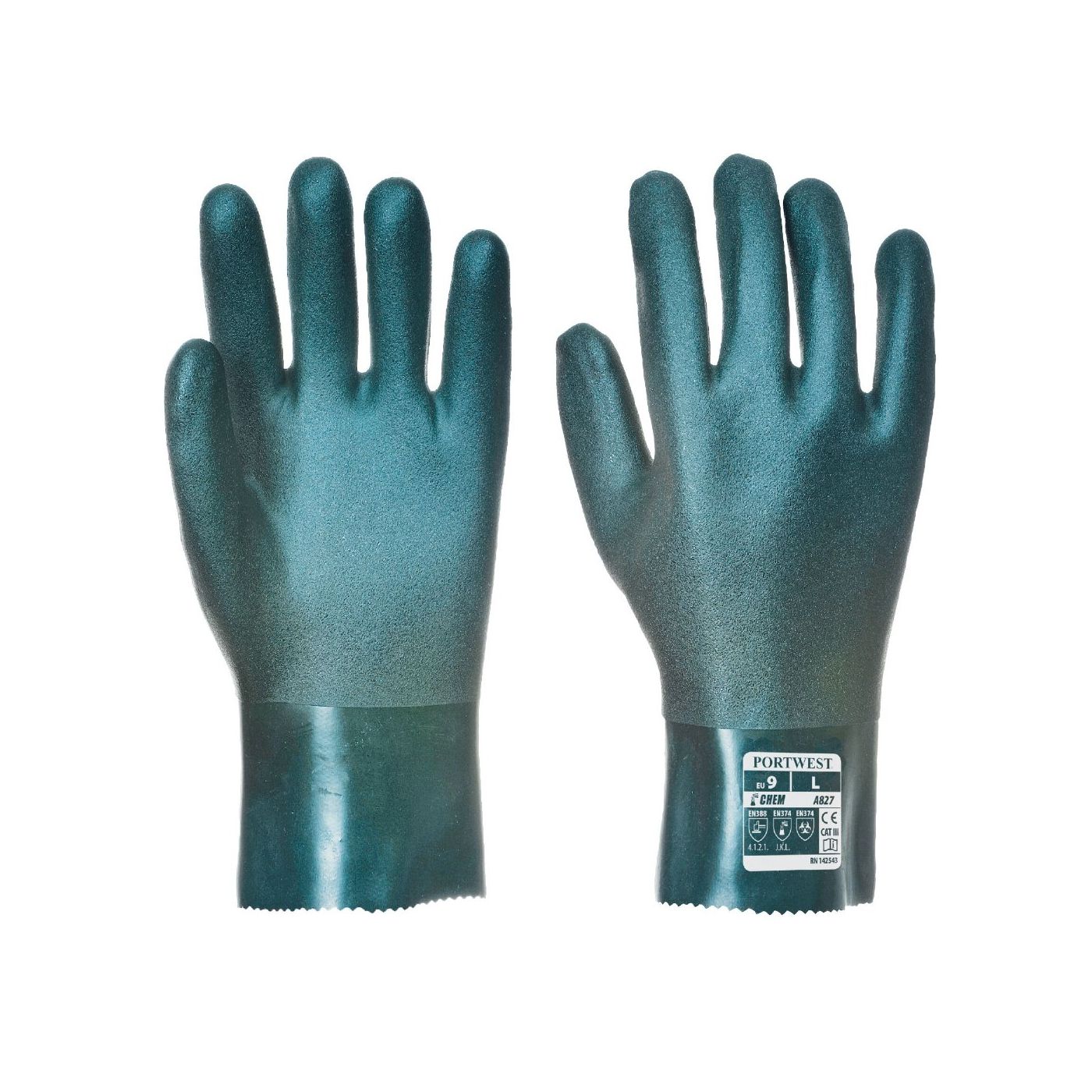 A827 - Doubled Dipped PVC Short Gauntlet 27cm