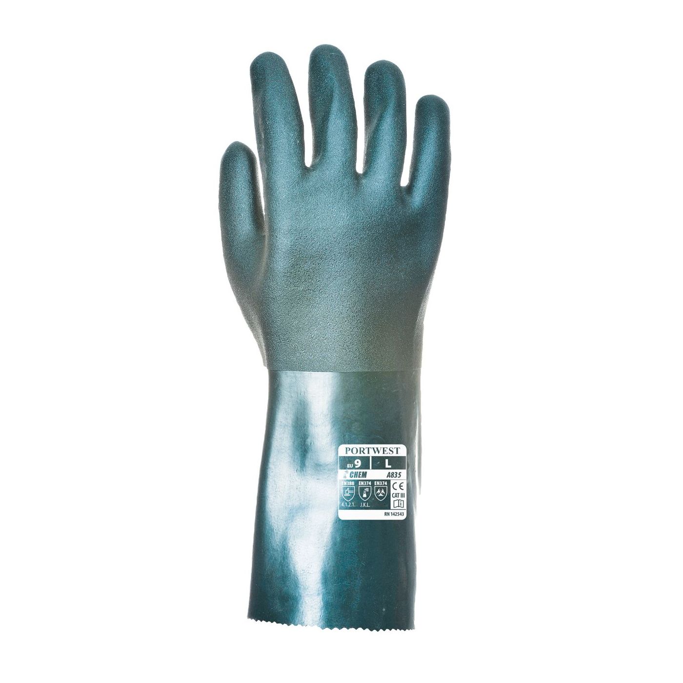 A835 - Double Dipped PVC Gauntlet 35cm