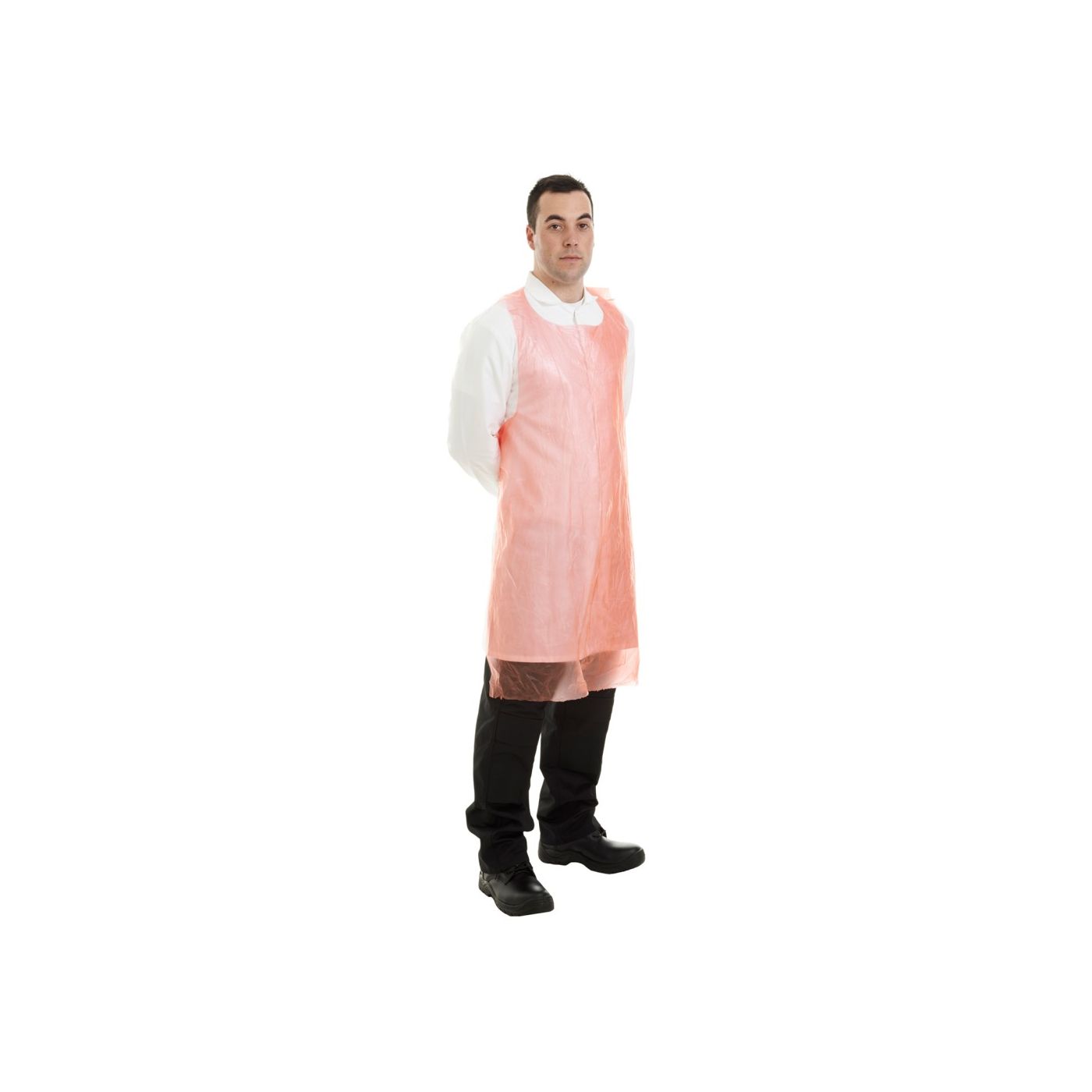 4021 - Apron Polyethene Disposable 20 Micron (1000)