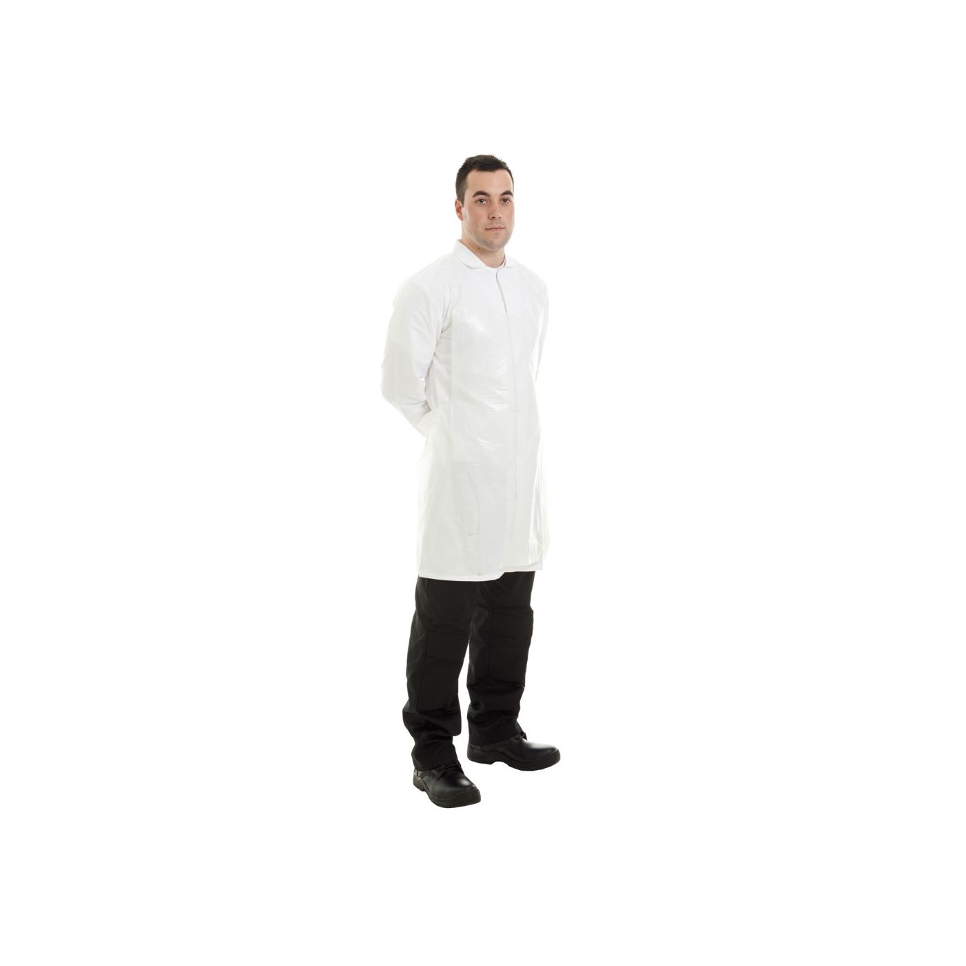 4021 - Apron Polyethene Disposable 20 Micron (1000)