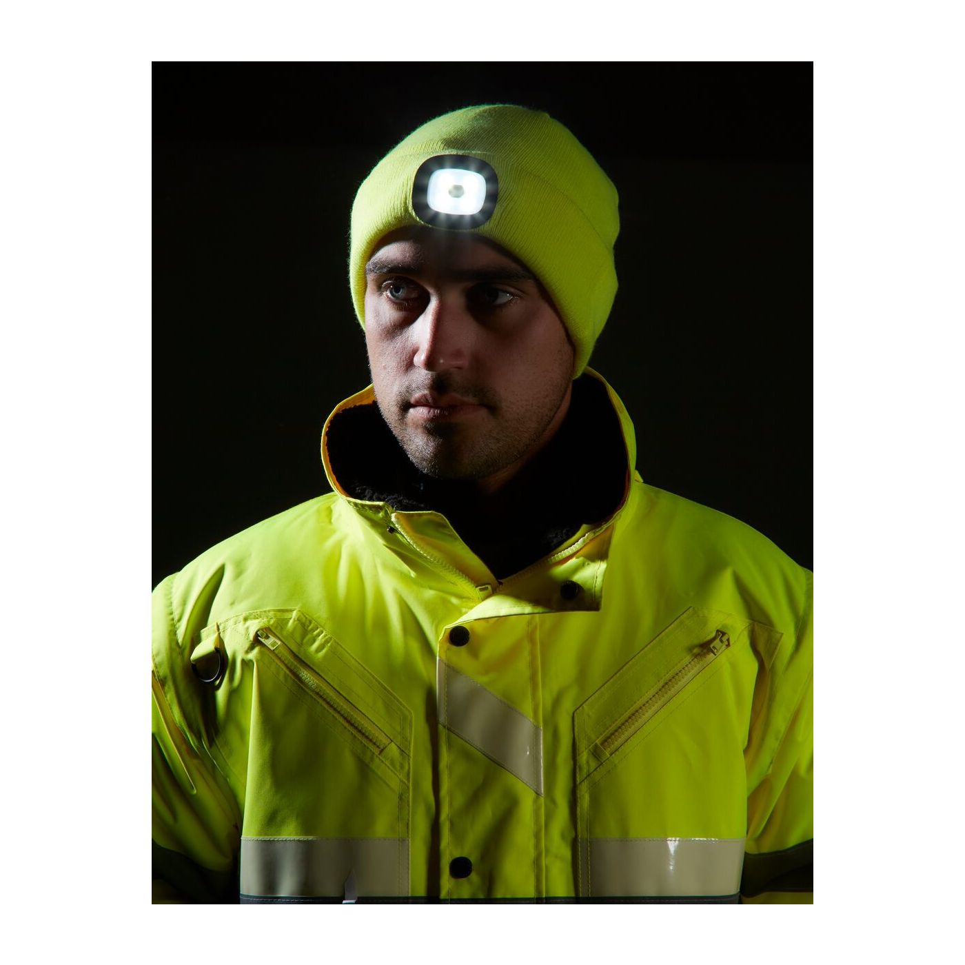 B028 - Beanie LED Head Light USB Rechargeable