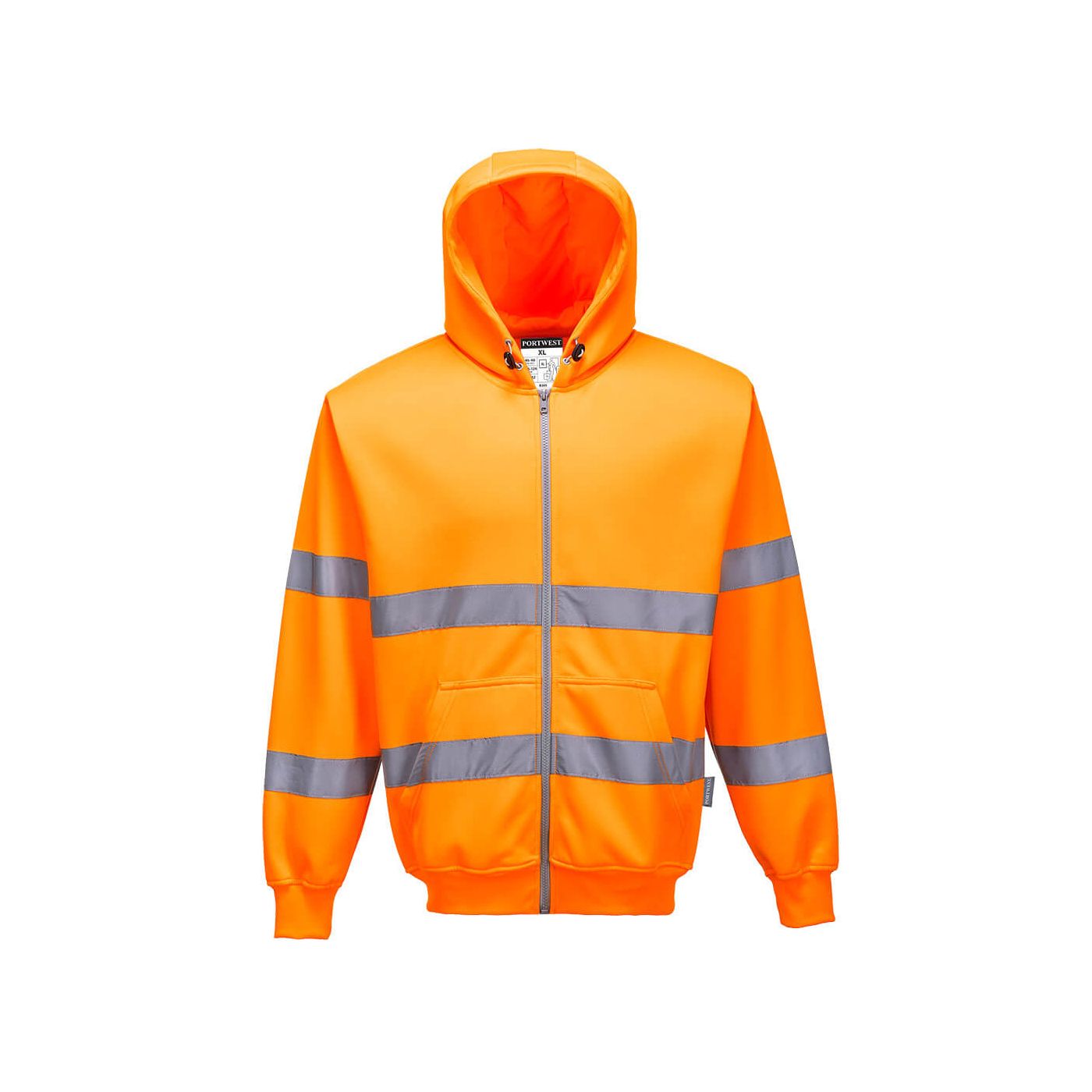 B305 - Hi-Vis Zip Front Hoodie