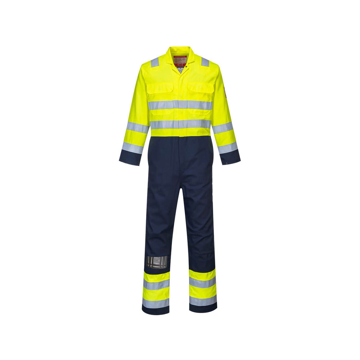 BIZ7 - Bizflame Work Hi-Vis Contrast FR Coverall
