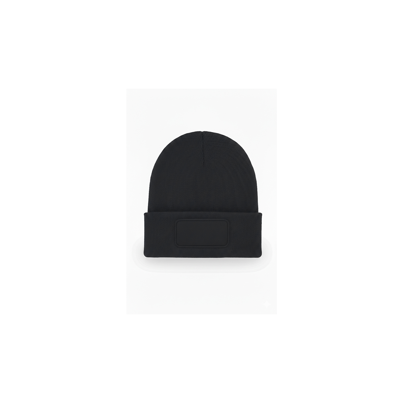 UC411-Rectangular Patch Beanie