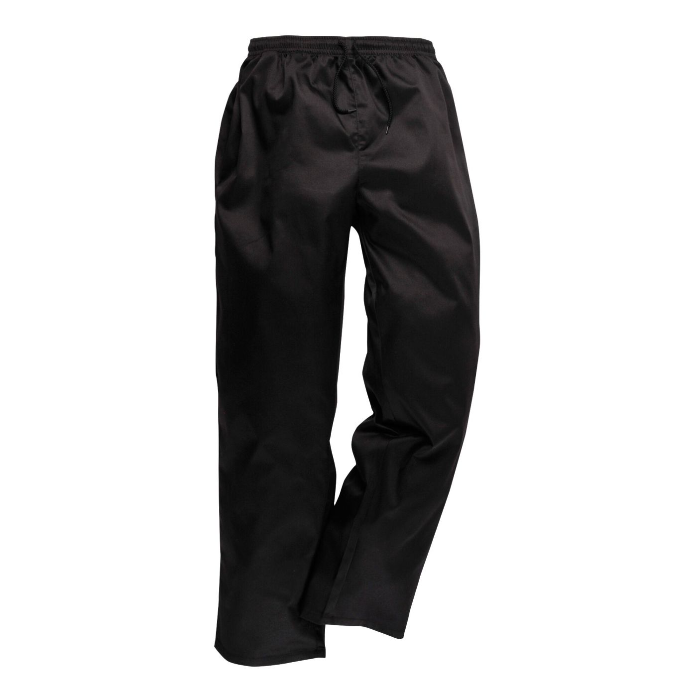 C070 - Portwest Drawstring Chef's Trousers Black