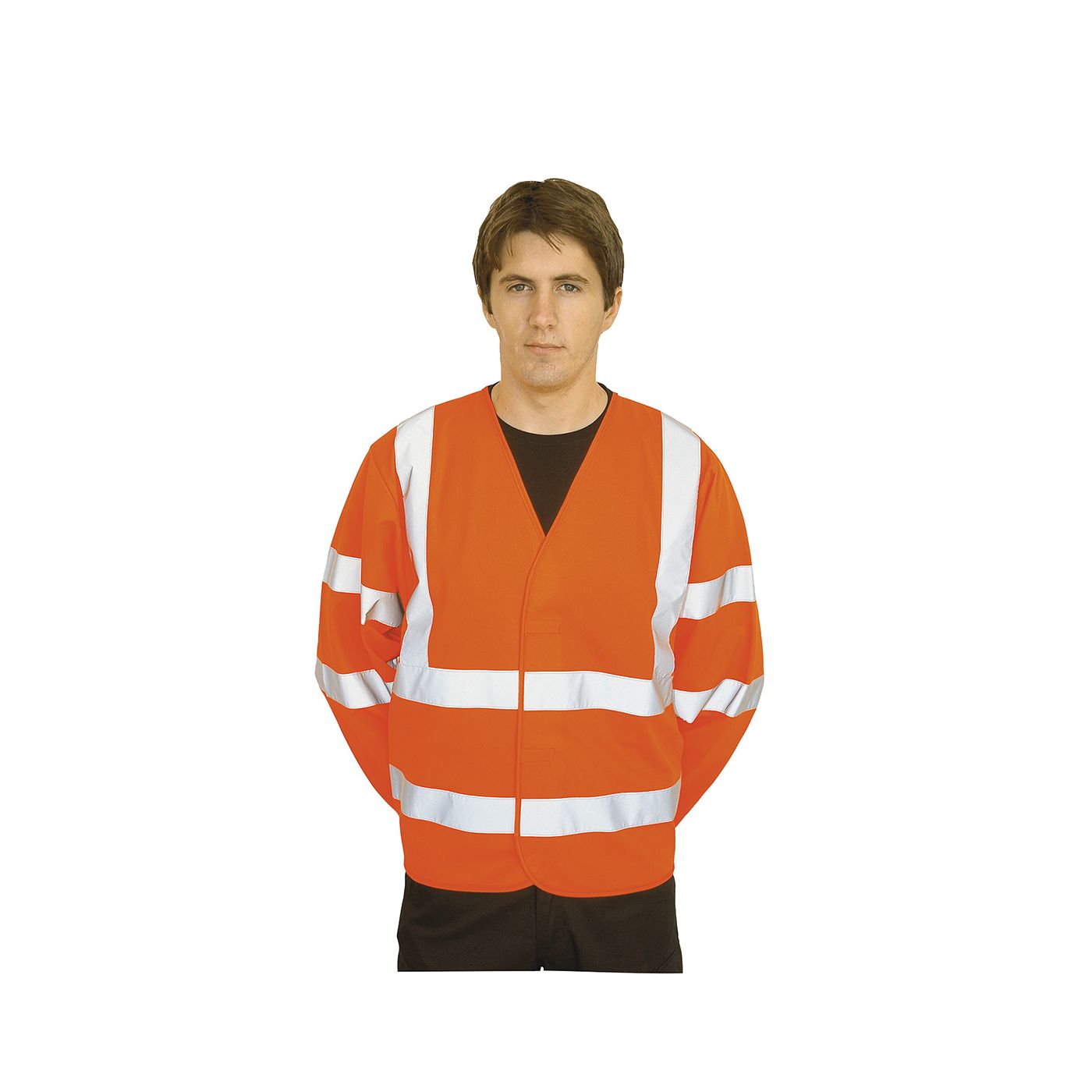 C473 - High Vis Long Sleeve Vest Jacket