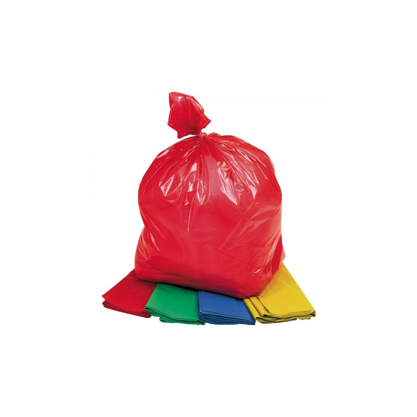 CM160 - Coloured Bin Bags: 160gm: 18”x29”x39”