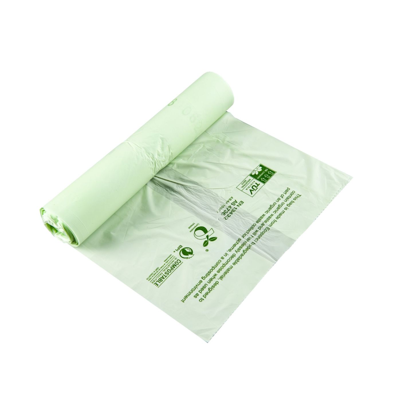CM617 - Compostable Food Waste Liner 80L Green