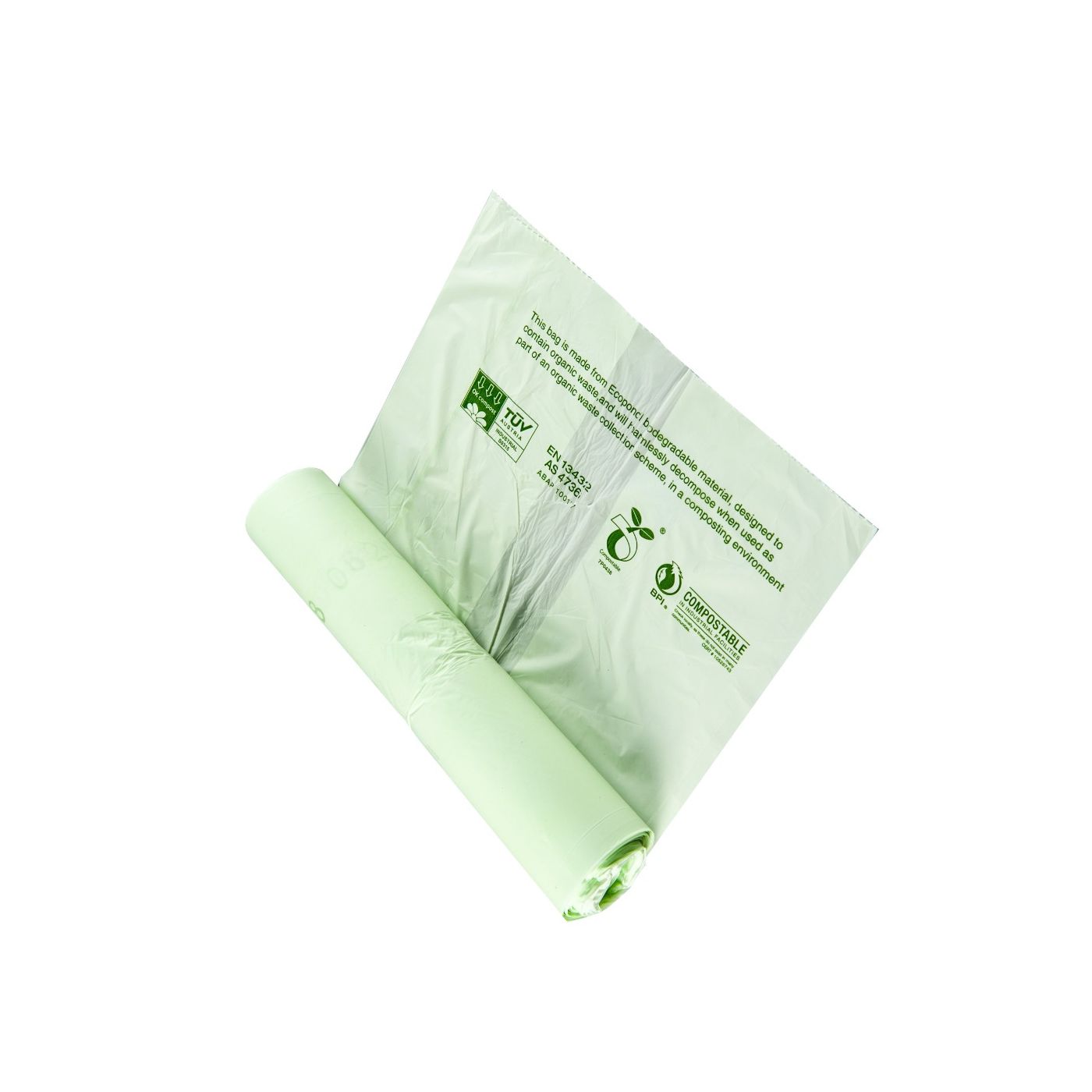 CM617 - Compostable Food Waste Liner 80L Green