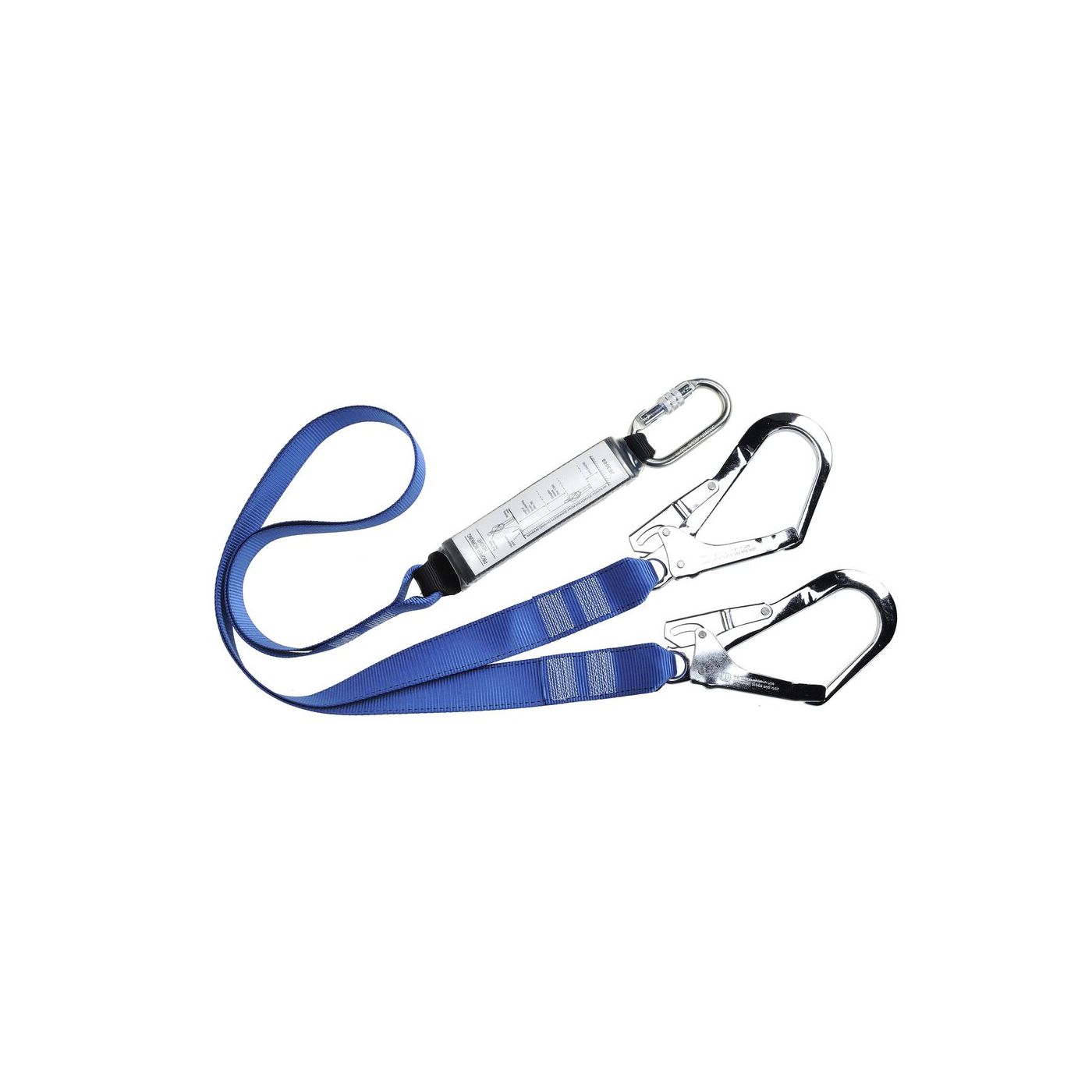 FP51 - Double Lanyard Webbing With Shock Absorber