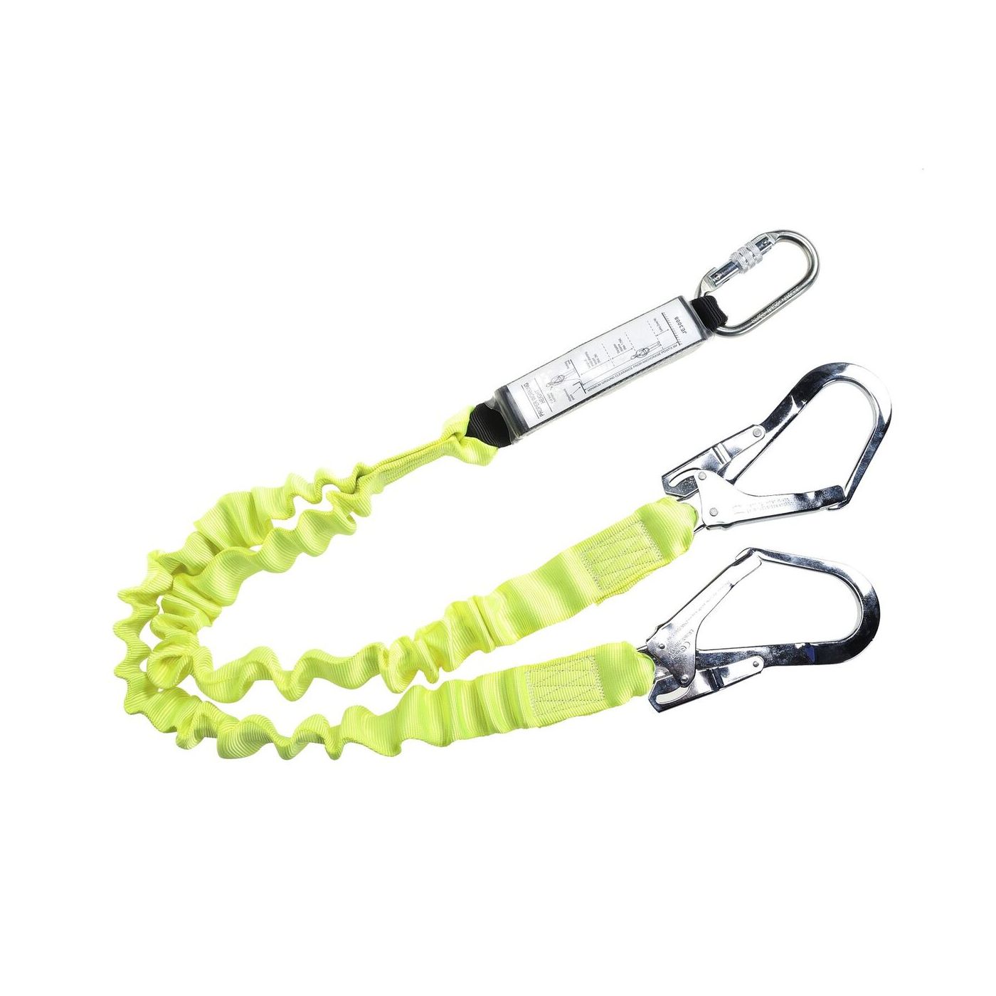 FP52 - Double Lanyard Elasticated With Shock Absorber
