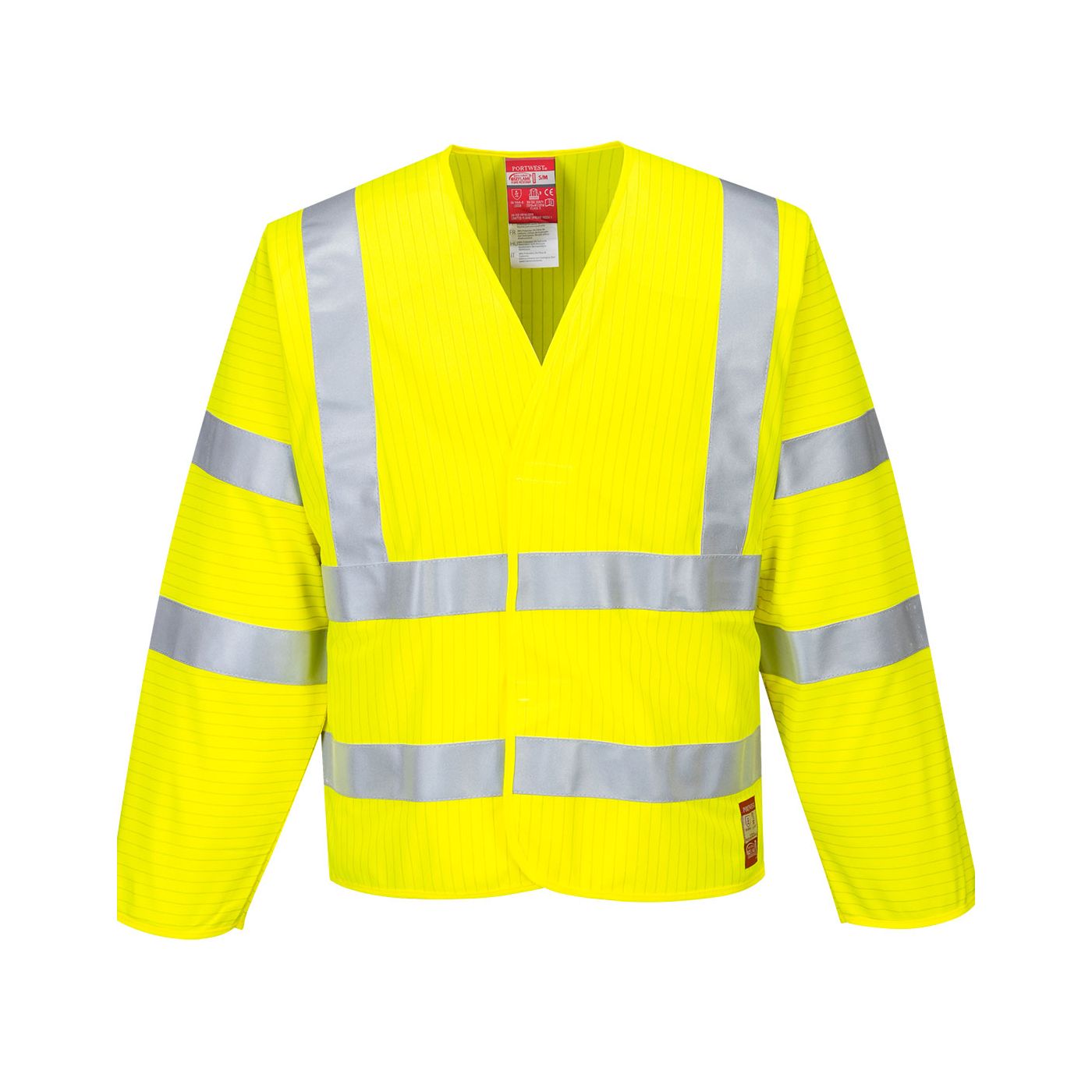 FR85 - Hi-Vis Anti Static Jacket Flame Resistant