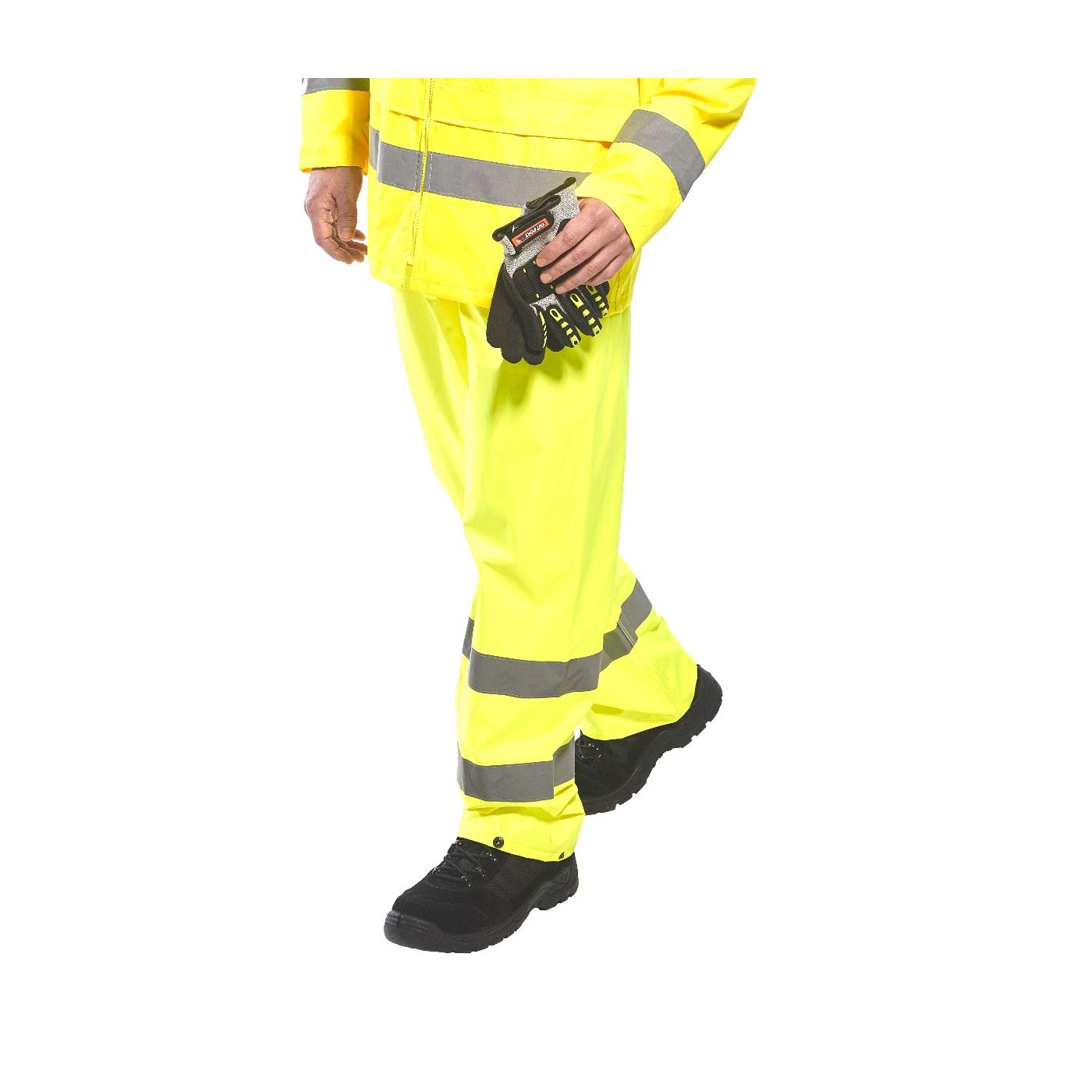 H441 - High Vis Light Weight Rain Overtrouser