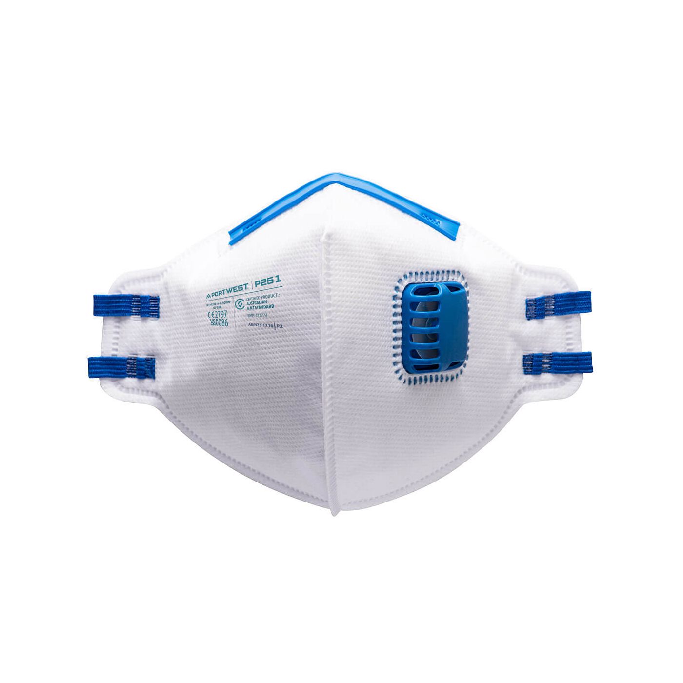 P251 - FFP2 Valved Fold Flat Respirator (Pk20)