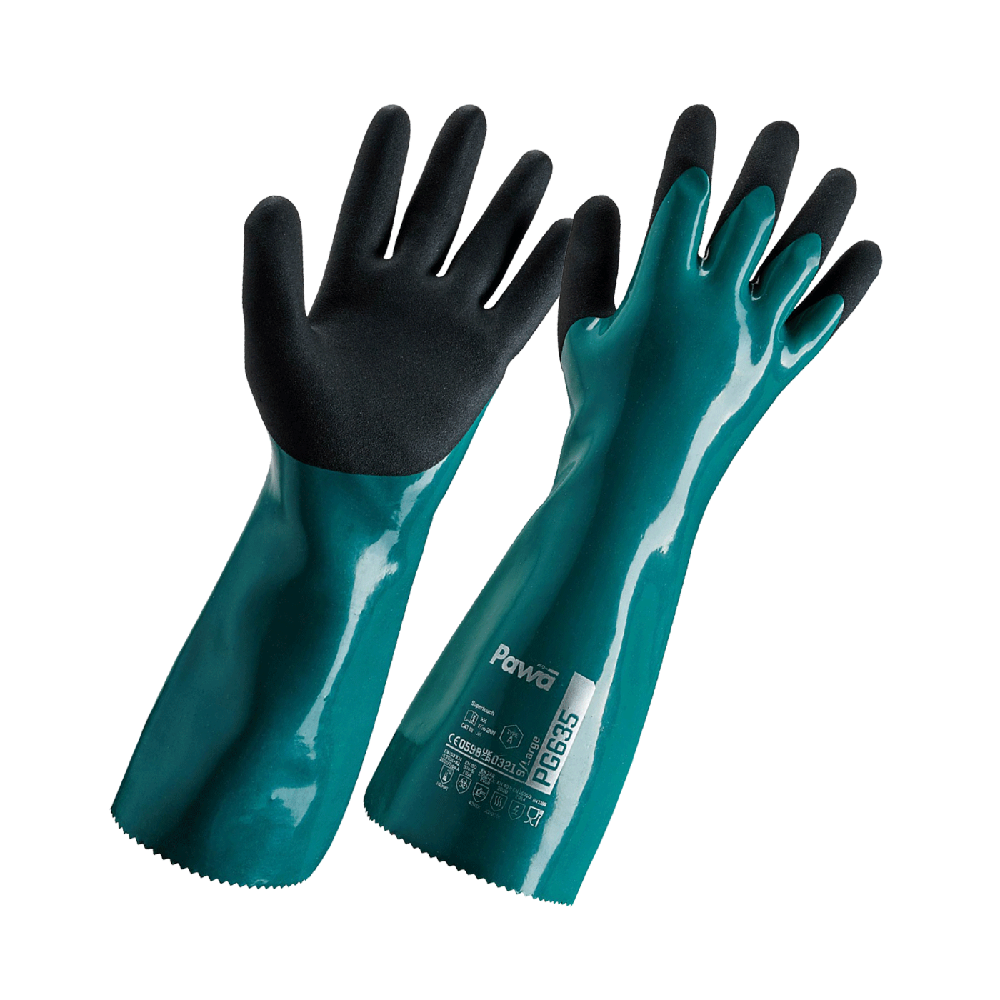 PG635 - Pawa Type A Chemical Resistant Heavy-Duty Gauntlet