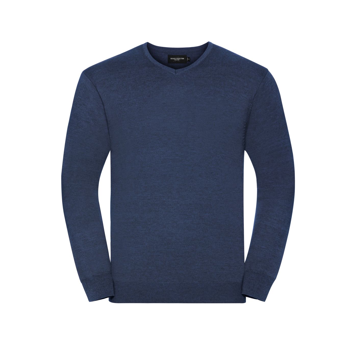 710M - Russell V-neck Knitted Pullover