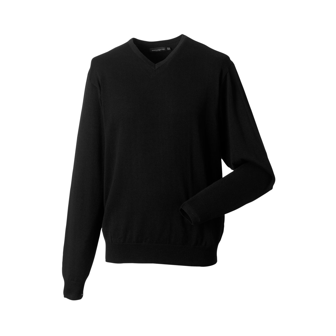 710M - Russell V-neck Knitted Pullover