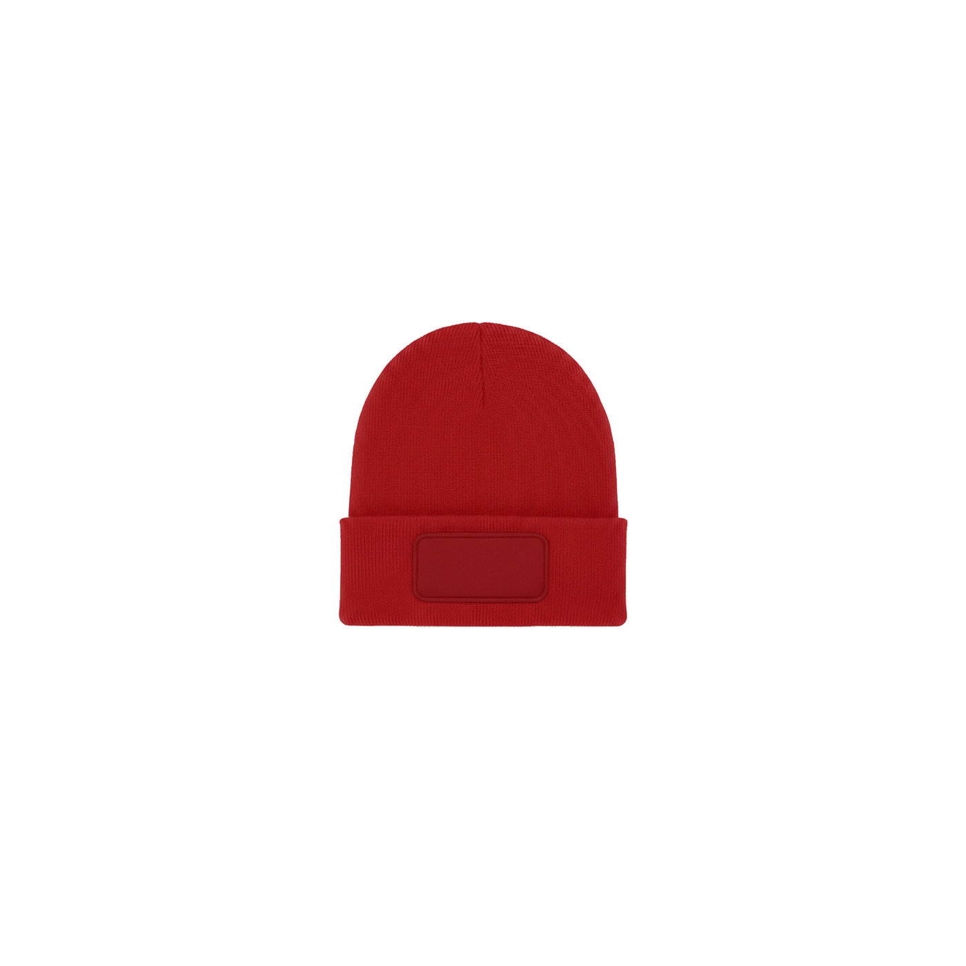 UC411-Rectangular Patch Beanie