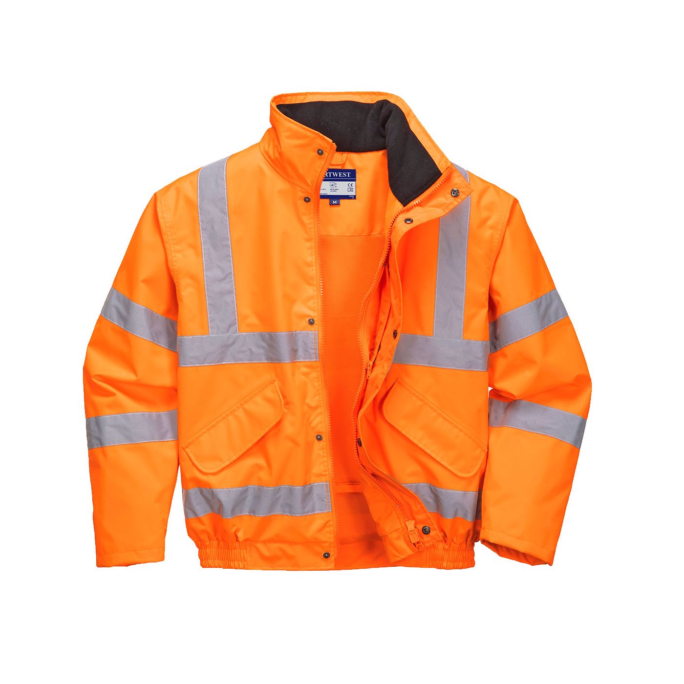 RT62 - Portwest Hi Vis Breathable Bomber Jacket RIS-3279
