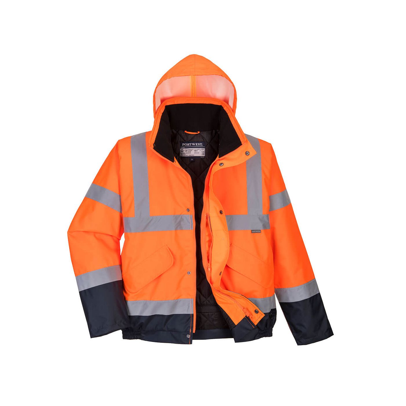 S266 - Hi-Vis Contrast Winter Bomber Jacket