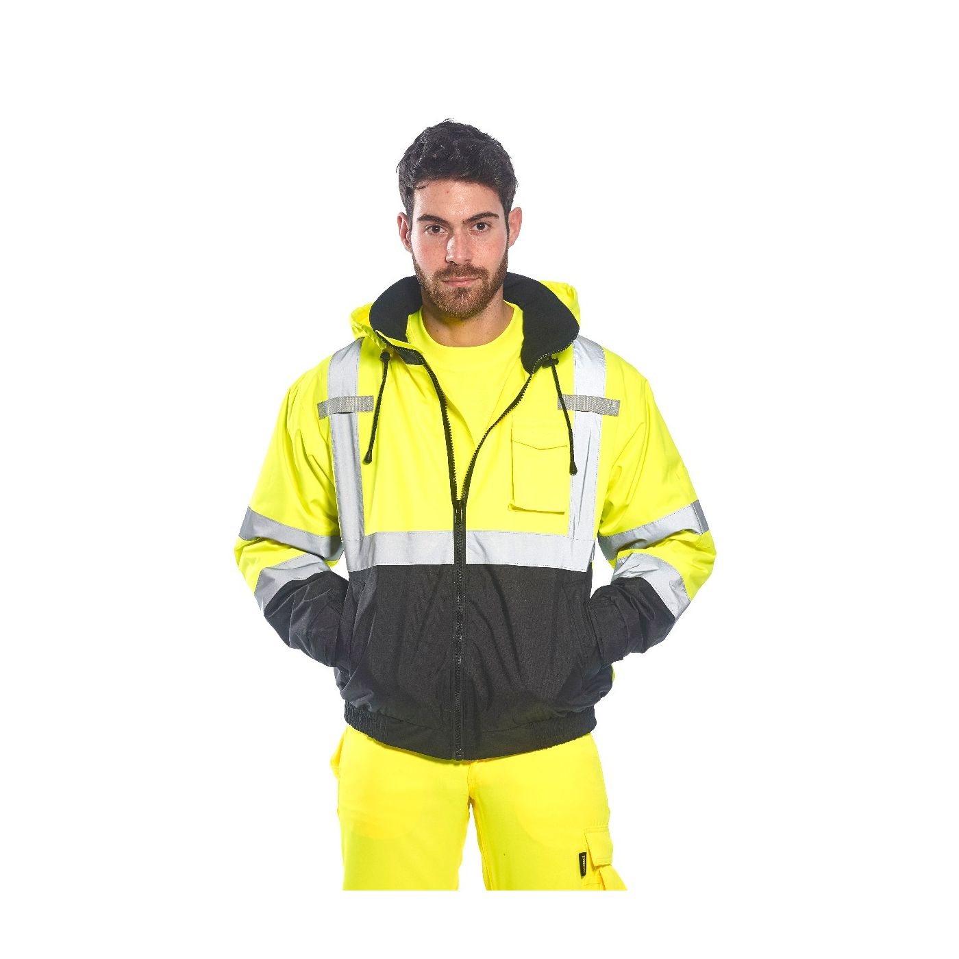 S365 - High Vis Premium 2 tone 3:1 Bomber Jacket