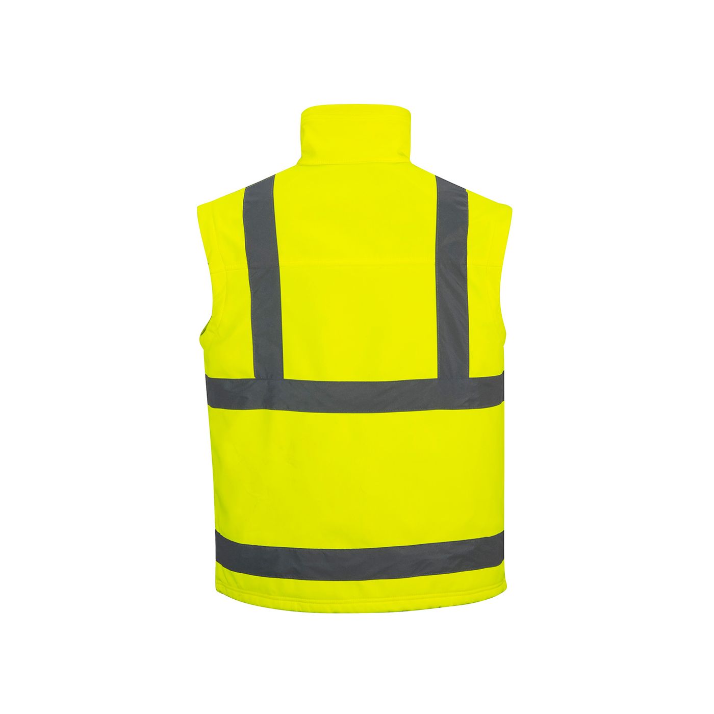 S428 - High Vis Soft shell Jacket (Detachable Sleeves)